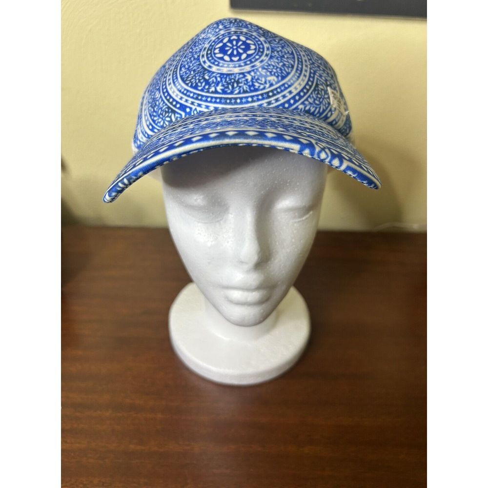 Blue Patterned Men's Cap